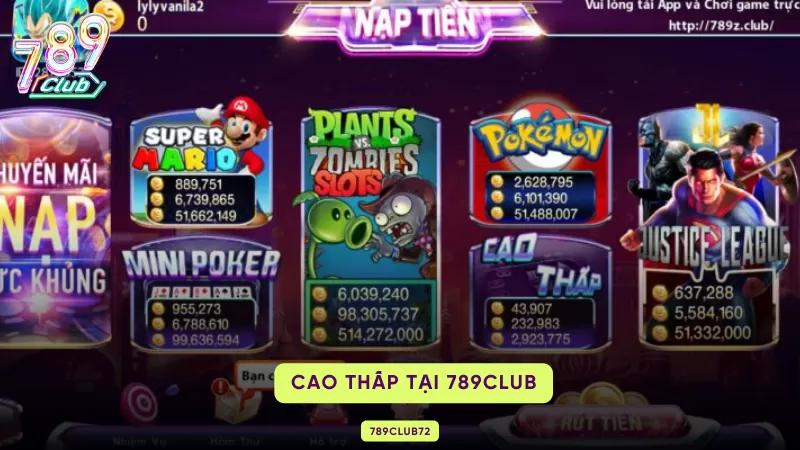 cao thấp 789club
