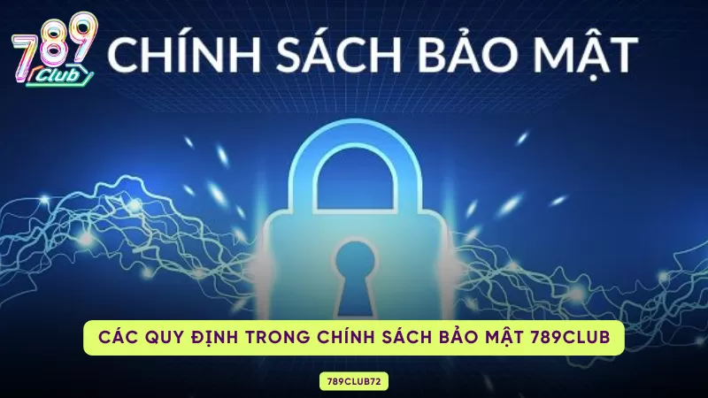 Chính Sách Bảo Mật 789Club Chi Tiết Nhất 2025 Cho Những Người Mới 3 quy định trong chính sách bảo mật 789club