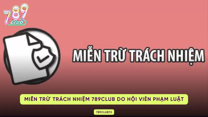 Tuyên Bố Miễn Trừ Trách Nhiệm 789Club & Thông Tin Mà Người Chơi Nên Biết 3 miễn trừ trách nhiệm do phía người chơi