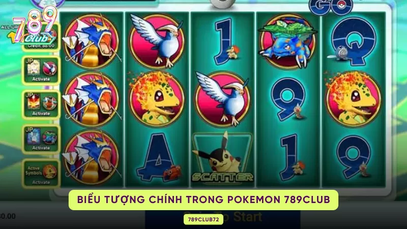 Pokemon 789Club - Khám Phá Vòng Quay Hũ Chất Lượng Cao 3 biểu tượng trong pokemon 789club