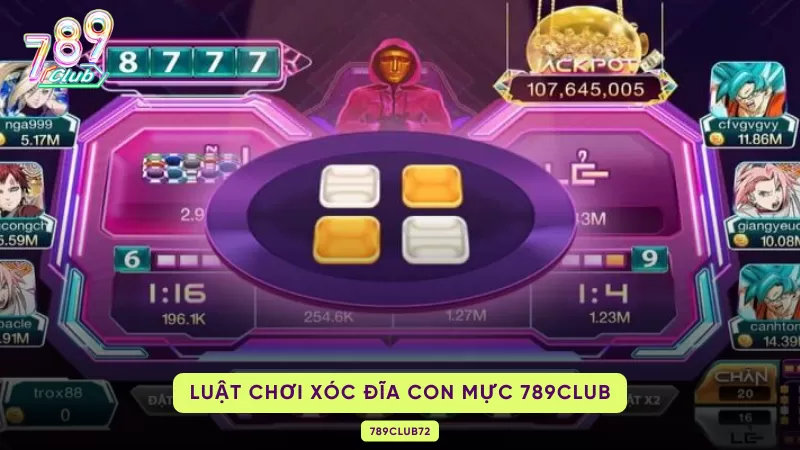 Xóc Đĩa Con Mực 789Club - Game Đổi Thưởng Đình Đám Nhất Thị Trường 2 luật chơi xóc đĩa con mực