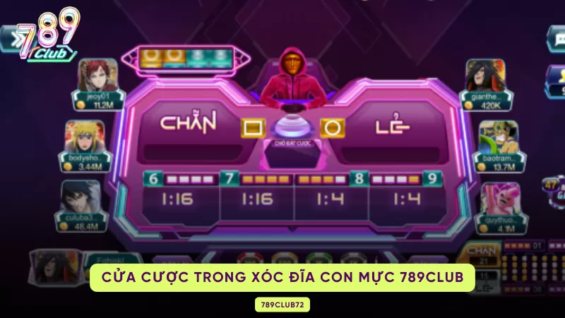 Xóc Đĩa Con Mực 789Club - Game Đổi Thưởng Đình Đám Nhất Thị Trường 3 cửa cược trong xóc đĩa con mực