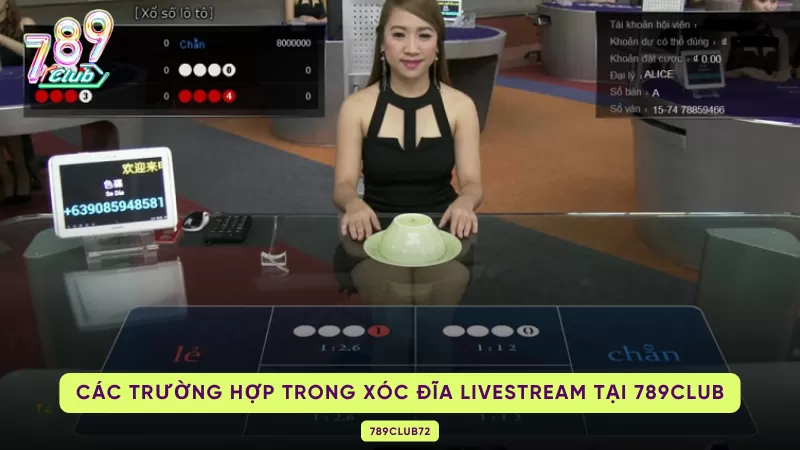 Xóc Đĩa Livestream 789club - Mẹo Chơi Ăn Sạch Tiền Từ Cổng Game 2 trường hợp trong xóc đĩa livestream