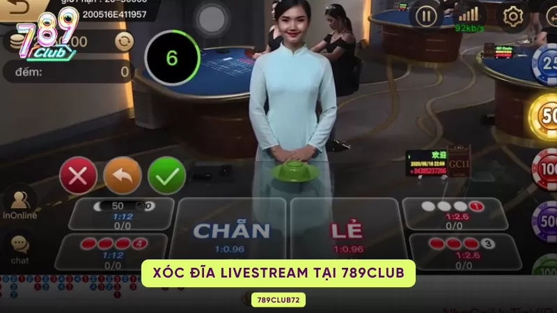 xóc đĩa livestream